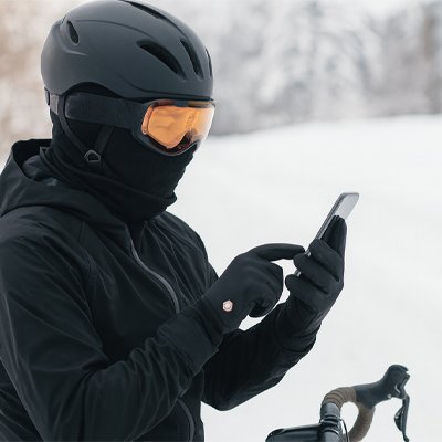 Gants chauffants vélo