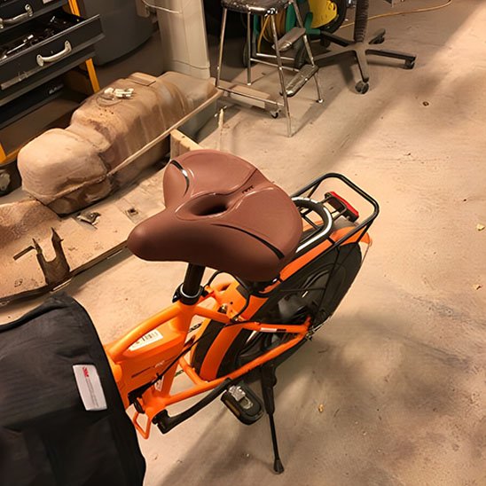 Selle de vélo confortable