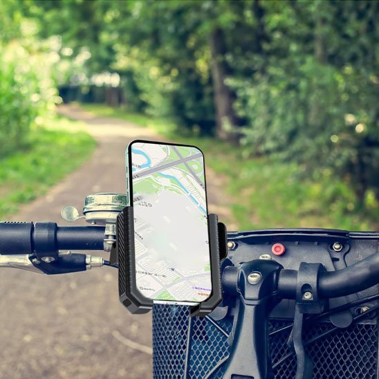 Support telephone velo 