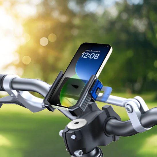 Support telephone velo 