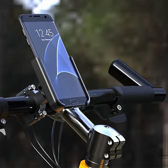 Support telephone velo 